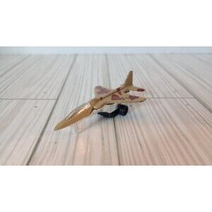 Fighter Jet Army Tan Brown Camouflage Die Cast Toy Airplane Aircraft Vehicle